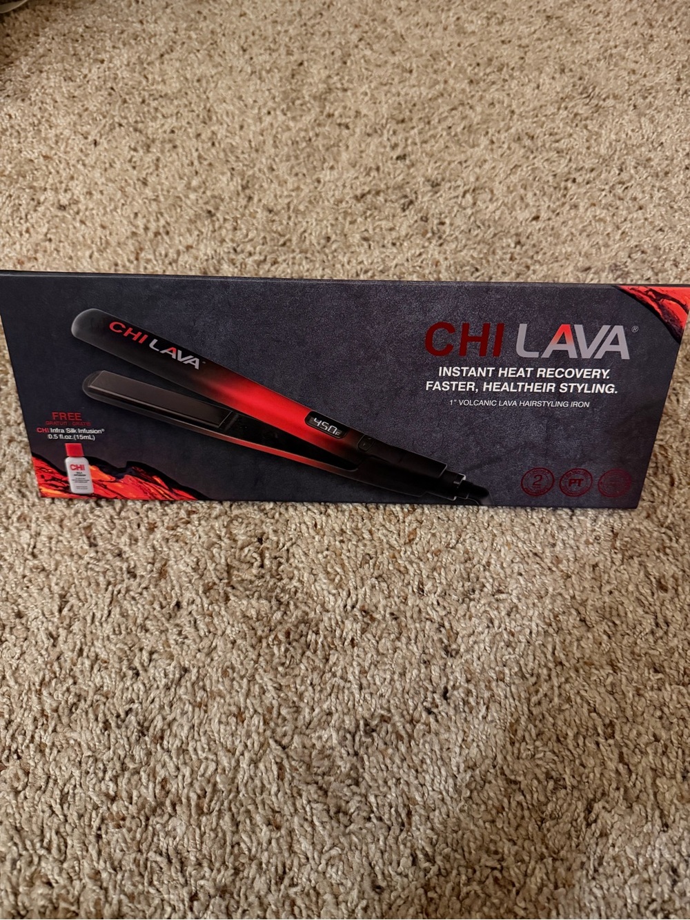 CHI Lava 1 Inch Flat Iron - Professional Hair Straightener